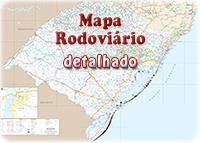 Mapa Rodoviario RS
