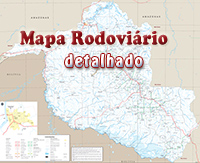 Mapa rodoviario Rondonia