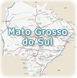 Mapa do mato grosso do sul com rodovias