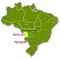 Mapa do Pantanal