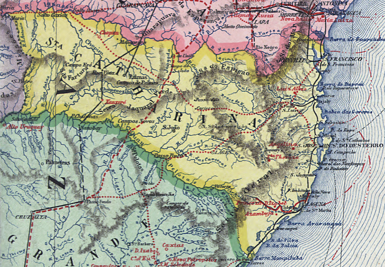 Mapa seculo 19