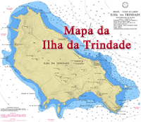 Mapa Ilha da Trindade
