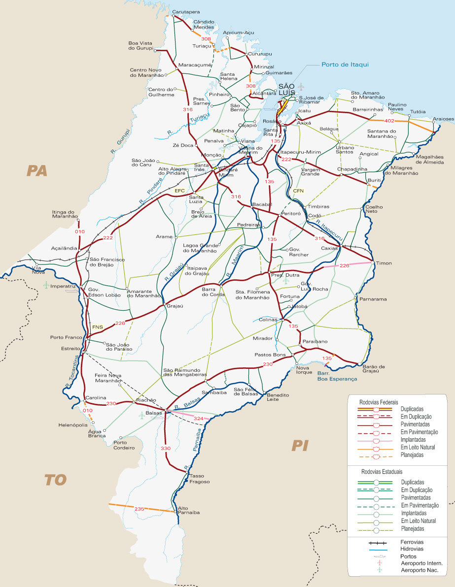 Mapa Maranhão