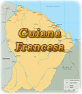 Mapa Guiana Francesa