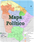 Mapa politico Ceara