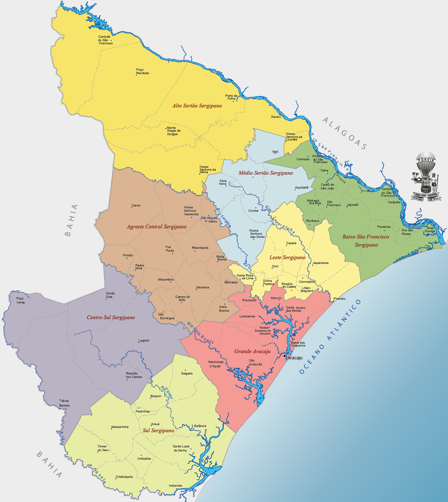 Regiões Sergipe